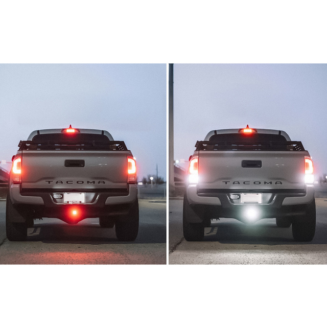 12V 2-in-1 Led Pod Hitch Mount Reverse Light Red Running Light 2inch Reverse Light for off Road Vehicles