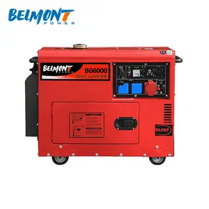 220V 380V 110V 5kva 15kva 4,5kw 4,6kw 5kw 5,5kw 6kw 6,5kw Draagbare Lasstille Power Genset Diesel Generator