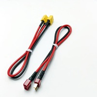 Câble d'extension XT60/type T mâle vers femelle 14AWG 10cm 30cm pour modèles réduits d'avions RC, drones agricoles, batteries au lithium