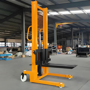 Apilador <span class=keywords><strong>manual</strong></span> de palés de 1 tonelada, elevador hidráulico de 2 toneladas para industrias de restaurantes - Product Image 6