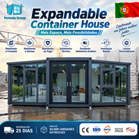 Maisons de bureau modulaires d'extérieur REMOTE pour jardin, conteneurs pliables extensibles de 10, 20, 30, 40 pieds, maisons mobiles pour kiosque et toilettes