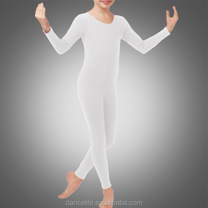 C2615 manica lunga per bambini danza unita all'ingrosso tute ginniche all'ingrosso - Product Image 2