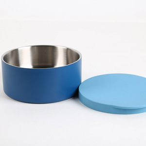 Recipiente de Almacenamiento de 64 oz, Tazón de Acero Inoxidable con Tapa de Silicona para Alimentos, Uso Doméstico - Product Image 1