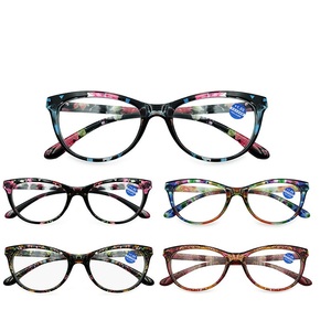 DOISYER 2023 anti bleu couleurs et marques personnalisées montures complètes avec motif <span class=keywords><strong>de</strong></span> fleurs presbytes en plastique <span class=keywords><strong>pas</strong></span> <span class=keywords><strong>cher</strong></span> <span class=keywords><strong>lunettes</strong></span> <span class=keywords><strong>de</strong></span> lecture - Product Image 1