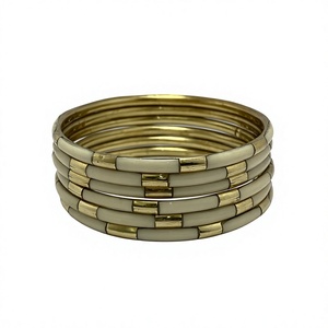 Vintage Brass and <b>Resin</b> Gold Plated Cuff Bangle Bracelet with <b>Resin</b> Handmade Ethnic Wedding Jewelry for Unisex - Product Image 1