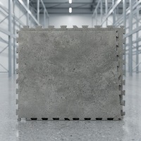 Revêtements de sol emboîtables robustes pour applications commerciales, dalles de sol en PVC composite antidérapantes pour ateliers industriels