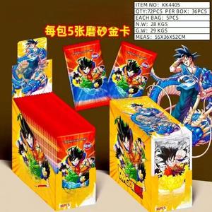 Carte dorée mate de collection TCG Wukong Anime Japonais en gros pour enfants, jeu de société et jouet cadeau - Product Image 3