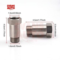 Adaptateur de capteur d'oxygène O2 universel, longueur 45 mm, filetage M18*1.5