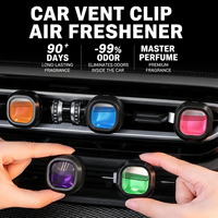 Diffuseur de parfum pour voiture LC, clip de ventilation, parfum longue durée, éliminateur d'odeurs, diffuseur de parfum pour accessoires intérieurs de voiture