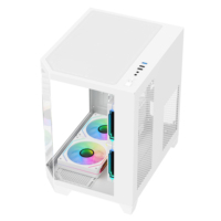 LY bas prix OEM gaming Computer Case Customize Factory Price 3 Sides Verre trempé Fish Tank Gamer PC Case MATX PC Cabinet