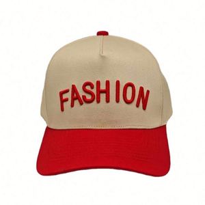 High Quality Custom Embroidery Two Tone Colors 5 Panel Baseball Caps a Frame Snapback <b>Hat</b> - Product Image 5