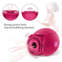 Heißer Verkauf Günstiger Großhandelspreis Rosen-Vibrator Frauen-Nippelstimulator Rosen-Masturbator für Frauen Erwachsenen-Spielzeug Klitoris-Stimulator