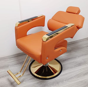 Silla de Peluquería de Metal Resistente para Salón de Belleza, Silla de Barbería de Lujo, Venta al Por Mayor - Product Image 4