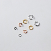 S925 Sterling Silver Ouverture Fermé Anneau De Saut Bracelet Anneau De Connexion DIY Bijoux Accessoires À La Main Fabrication De Bijoux Fournitures
