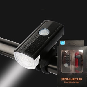 USB Rechargeable LED Bike <b>Light</b> Set: Waterproof Front Headlight for Mountain and Cycling Safety - Product Image 1