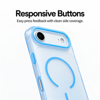 Coque de téléphone magnétique transparente dégradée tendance C0549 pour iPhone 17 Air 16 15 14 13 12 11 18 Pro Max, coque rigide antichoc