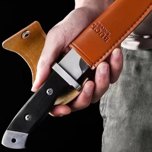 Couteau de poche tactique EDC BK de haute qualité, lame pliante en acier inoxydable avec manche en bois, personnalisable pour DIY OEM - Product Image 3