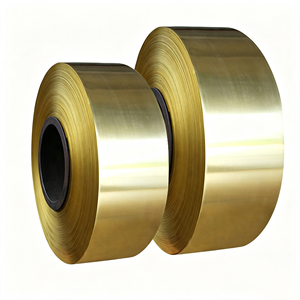 ม้วนทองเหลืองมาตรฐาน ISO C22000 C23000 โลหะผสมทองแดงและสังกะสี สำหรับอุปกรณ์ท่อประปา เครื่องทำน้ำอุ่น วัสดุเปล่าสำหรับแลกเปลี่ยนความร้อน - Product Image 2