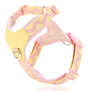 Accessori per animali domestici più venduti a prova di fuga colorato Plaid in poliestere di lusso Kit di imbracatura per cani gatto per sicurezza esterna - Product Image 2