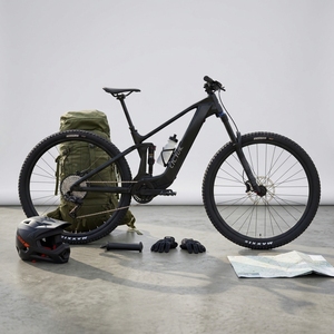 Vélo de montagne série DFQ, cadre en fibre de carbone, batterie lithium 36V 720Wh, moteur central 250W 85Nm, 12 vitesses, étanche - Product Image 1