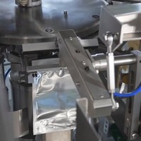 Machine d'emballage automatique de sacs préformés, machine de remplissage et de scellage multifonctionnelle pour les graines de tournesol, les noix, les céréales
