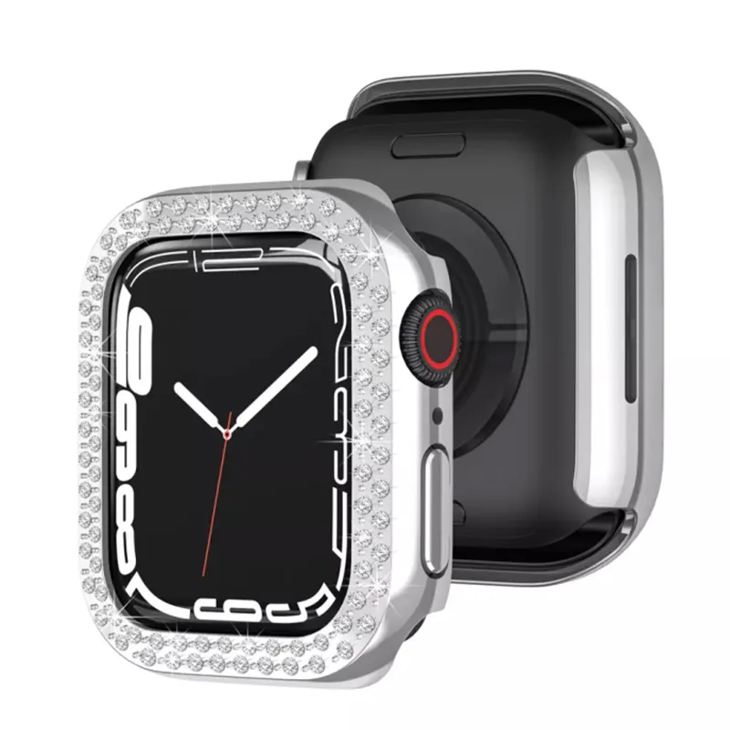 Watch Iwatch Hard Plastic Case Cover For Apple Watch 41mm 45mm Clear Protector Watch Cover For Iwatch 7