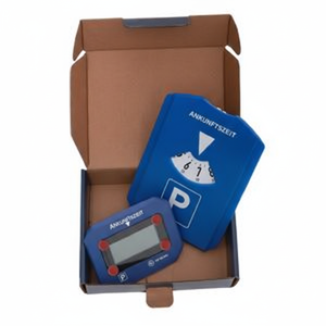 เครื่องจอดรถอิเล็กทรอนิกส์ที่เชื่อถือได้ จานจอดรถดิจิตอลแบบไฟฟ้า กดปุ่มเดียวซ่อนได้ อุปกรณ์เสริมรถยนต์พลาสติกทันสมัย - Product Image 1