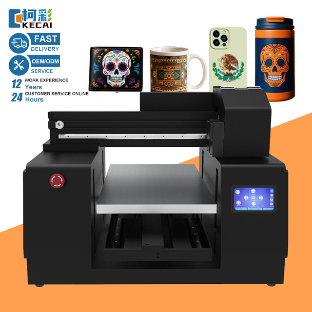 KECAI 3060 UV Customize Sticker Acrylic Metal Glass Plastic Wood Epson XP600 Printing Machine 30*60cm Inkjet UV Flatbed Printer