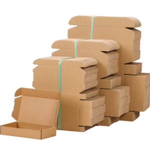 Caja de regalo para alimentos de papel kraft texturizado, producto popular y duradero, personalizable según las necesidades. - Product Image 6