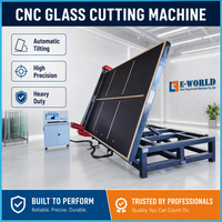 Machine de découpe automatique de verre 3726 avec table inclinable hydraulique, machine de découpe de verre CNC de précision avec détection de bord par laser