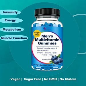 Gummies multivitaminées personnalisées avec logo privé pour hommes, complément alimentaire pour soutenir l'immunité, l'énergie et les muscles, 60 gummies véganes - Product Image 3