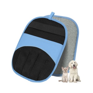 Holy Age Pet Hair Removal Glove 9.37in X 7.01in Double-Sided Brush For Cat <b>Dog</b> Hair Cleaning <b>Sofa</b> Clothing - Product Image 3