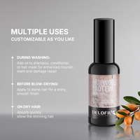 Delofil Fabricant d'huile capillaire Huile d'argan marocaine pour cheveux bouclés naturels Hydrater Réparation Lisse Soin bio Huile essentielle pour cheveux