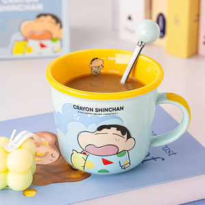 Taza de cerámica Crayon Shinchan de 340 ml, resistente al calor, diseño de dibujos animados, para café, leche, uso doméstico, regalo. - Product Image 3