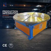 Table rotative de soudage à vitesse variable, plateau tournant industriel pour soudage circonférentiel