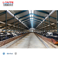 Establo para Vacas LONTE Prefabricado, Estructura de Acero Prefabricada de Múltiples Pisos con Certificación CWB CE