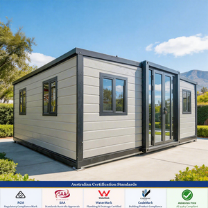 Casa Contenedor Prefabricada Expandible de 20 y 30 Pies, Lista para Instalar con Sistema de Control Inteligente, Estándares Australianos, 3 Dormitorios y 2 Baños - Product Image 1