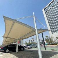 Cobertizo para Autos y Motos de Diseño Personalizado para Exteriores, Toldo Moderno Resistente al Fuego y Ecológico