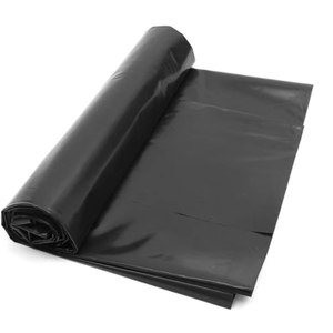 4 MIL (20x100) plastic sheeting roll Black for Painting, Tarp, , Weed Barrier, Concrete Moisture and Vapor Bar