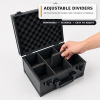 Étui de rangement personnalisé en aluminium à 3 rangées pour cartes gradées, avec serrure à clé, pour cartes de sport PSA de baseball