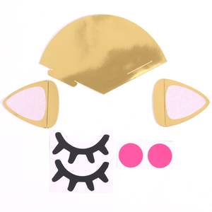 Autocollant en PVC animal dessin animé papier Washi et décalcomanie décorative miroir pour la décoration de la maison - Product Image 1