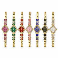Nouvelle montre pour femme de luxe léger, tendance, inspirée du trèfle à quatre feuilles, en alliage, mouvement à quartz, 26 mm, 10 mm, design de niche haut de gamme