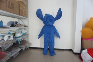 Costume de mascotte monstre bleu personnalisé pour adulte, <span class=keywords><strong>cosplay</strong></span> d'anime d'Halloween, animal de dessin animé, peluche, Fursuit, Disfraz unisexe, en stock - Product Image 3