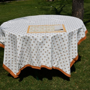 ผ้าปูโต๊ะพิมพ์ลายดอกไม้ผ้าฝ้ายพิมพ์ลายด้วยมือแบบใหม่ ขนาด 60x90 นิ้ว สินค้าขายส่ง ราคาขายส่ง - Product Image 1