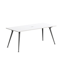 Bureau de direction moderne de luxe en bois, forme personnalisée, design ergonomique en aluminium, mobilier de bureau haut de gamme, professionnel