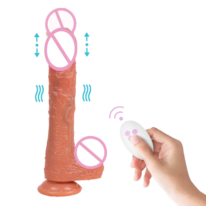 Mainan seks wanita kekasih silikon tahan air produk dewasa mainan pasangan vibrator dildo pengendali jarak jauh isapan kuat