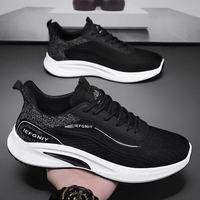 Zapatos Deportivos para Hombre Hongyan, Parte Superior de Malla Transpirable, Tendencia de Moda, con Cordones, Ligeros, Suela Suave, Casuales