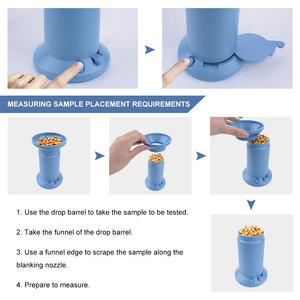 Pirinç mısır buğday soya fıstık ve daha fazlası için dijital tahıl nem ölçer taşınabilir tahıl analizörü - Product Image 5