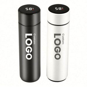 Wholesale Electronic Smart Thermos Bottle 500ml LED <b>Temperature</b> Display Custom Logo Business Gift Ready Stock - Product Image 1