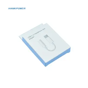 Type-C ~ 3.5mm 잭 이어폰 케이블 USB-C 헤드폰 오디오 어댑터 포장 상자